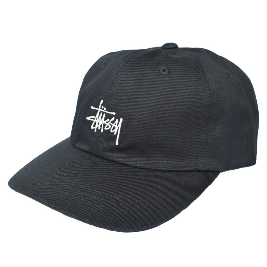 stussy low pro cap black