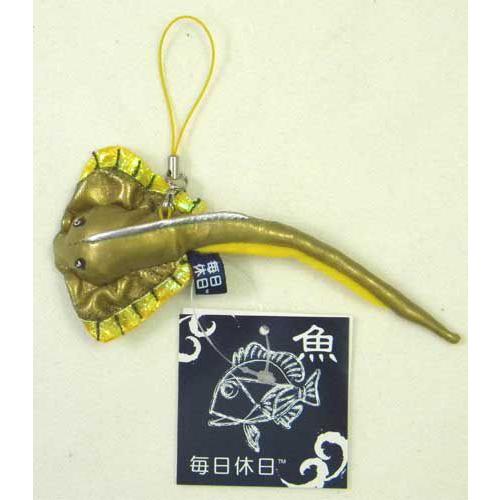 魚のぬいぐるみ かわいいエイのぬいぐるみストラップ おさかなシリーズ 