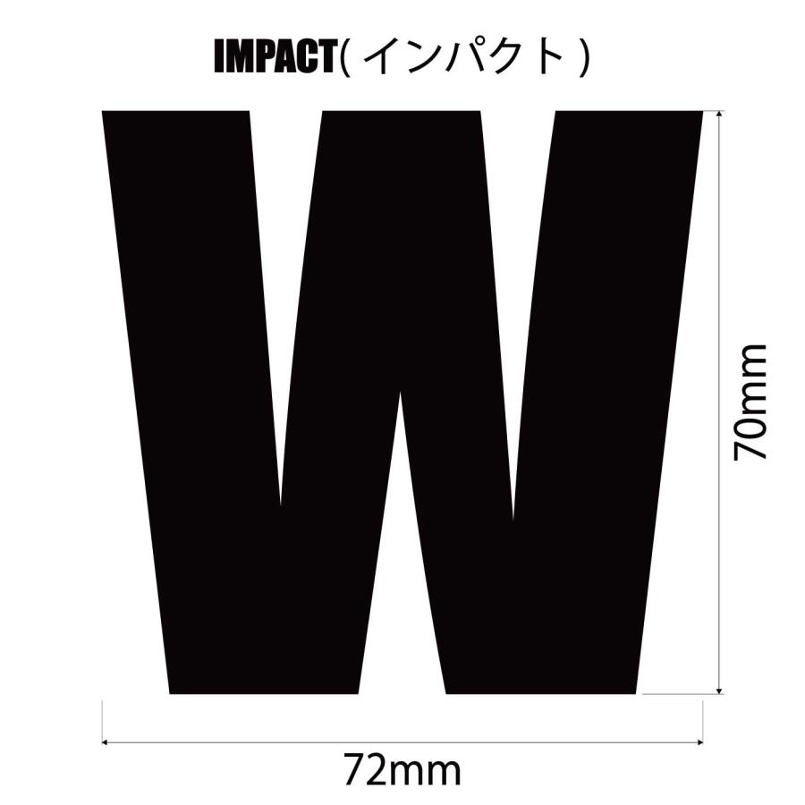オリジナル　アイロン接着タイプ DTF ゼッケン転写シート アルファベット（7cm） ホワイト（白