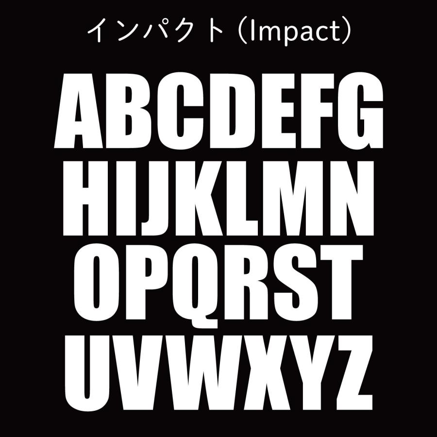 DTF ゼッケン転写シート アルファベット（7cm） ホワイト（白