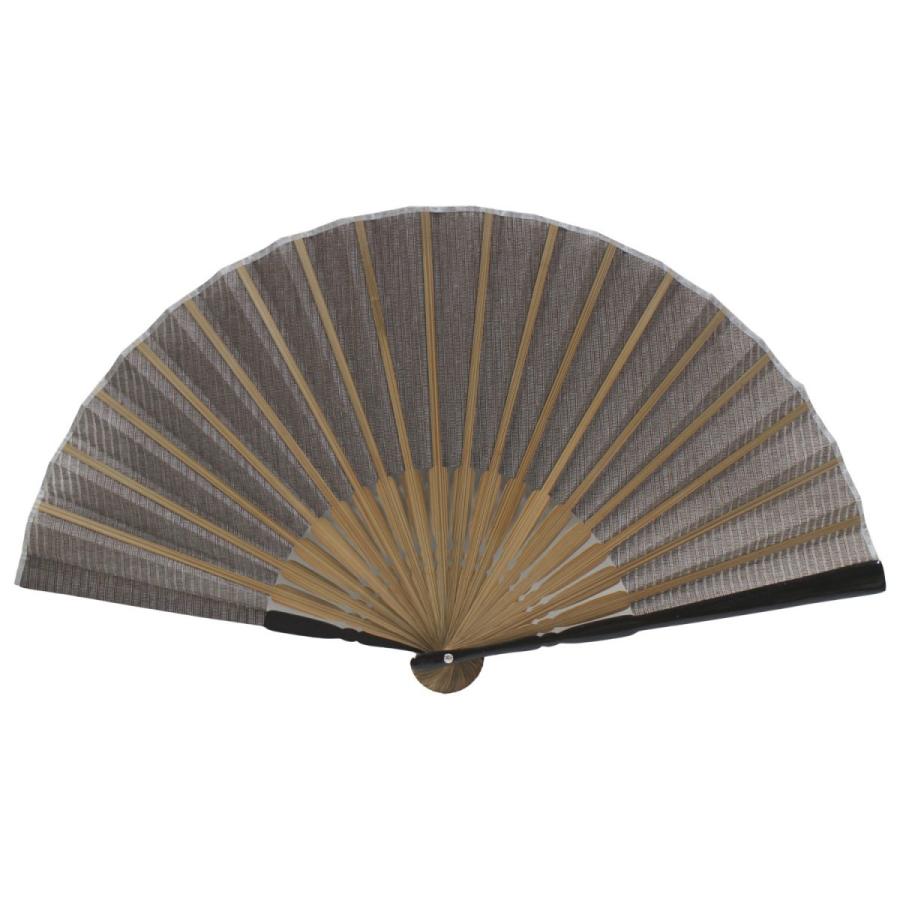 ネコポス可(2本まで)  和柄 扇子 親骨プリント 亀柄 （約23cm） メンズ |  | 01