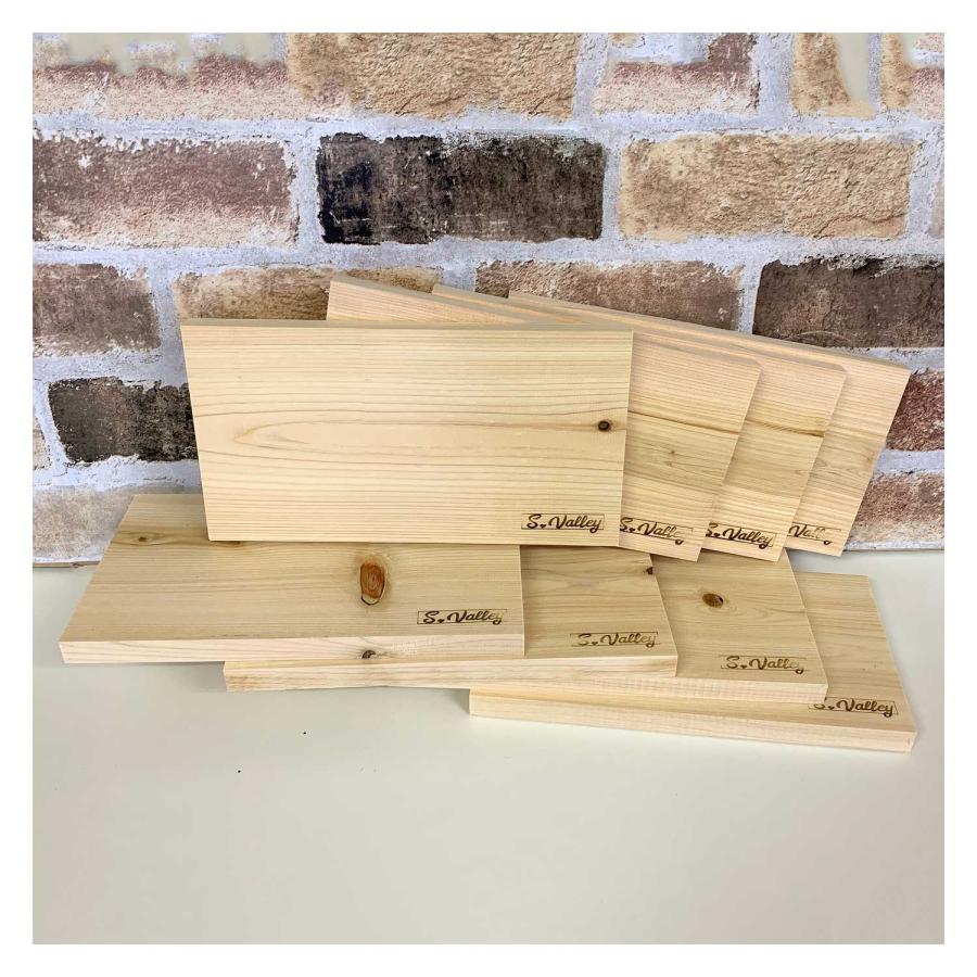 桧ウッドプランク16ミリ8枚セットBBQ、アウトドア、調理プレート |  | 01