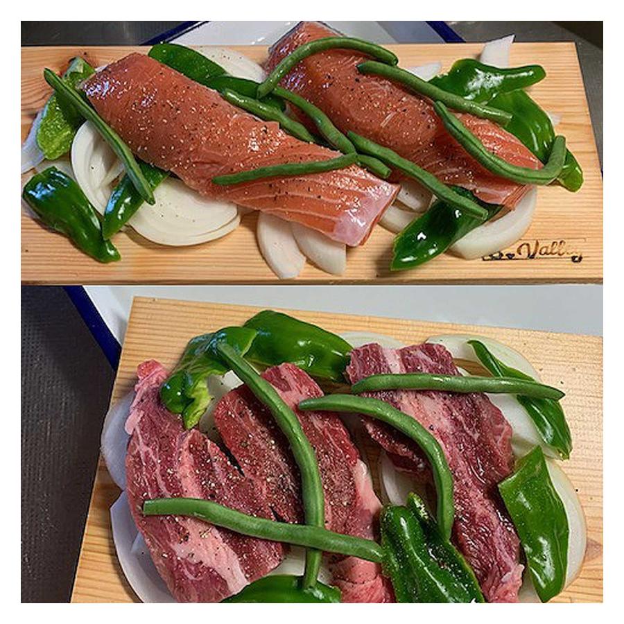 桧ウッドプランク16ミリ8枚セットBBQ、アウトドア、調理プレート |  | 03