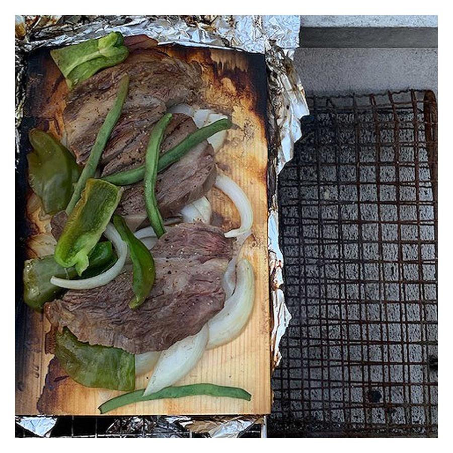 桧ウッドプランク16ミリ8枚セットBBQ、アウトドア、調理プレート |  | 06