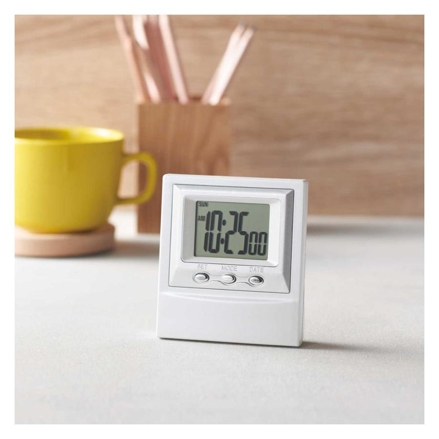 プレゼント ギフト ノベルティ 景品 賞品 粗品 販促 記念品 メタルカラー デスククロック 240個 (240入×1カートン)_5