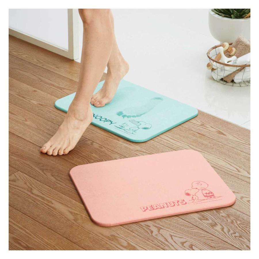 スヌーピー 珪藻土 バスマット 約45x35cm プレゼント ギフト プチ