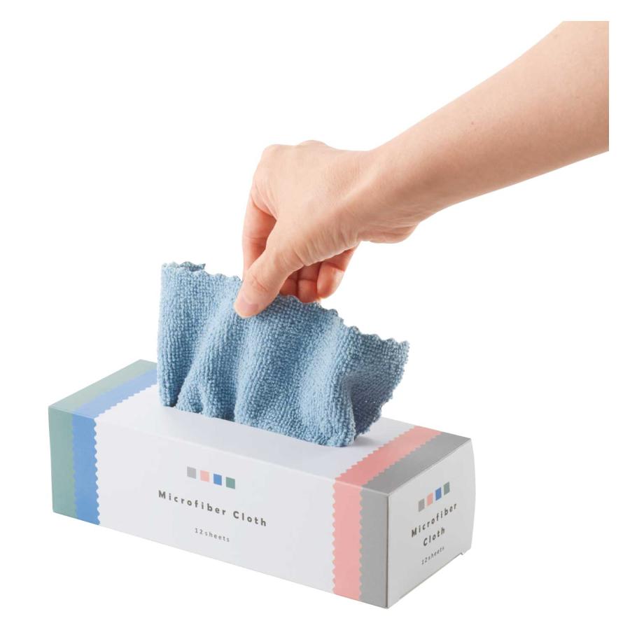 プレゼント ギフト ノベルティ 景品 賞品 粗品 販促 記念品 ティッシュみたいなお掃除クロス12枚組 80個(80入×1カートン)