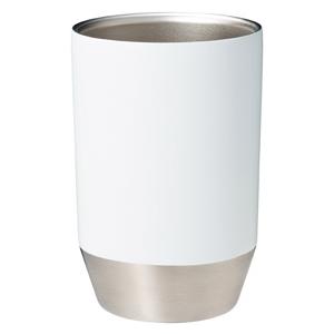 プレゼント ギフト ノベルティ 景品 賞品 粗品 販促 記念品  真空保冷温タンブラー 約400ml ソロ (ホワイト) 80個(80入×1カートン)の画像