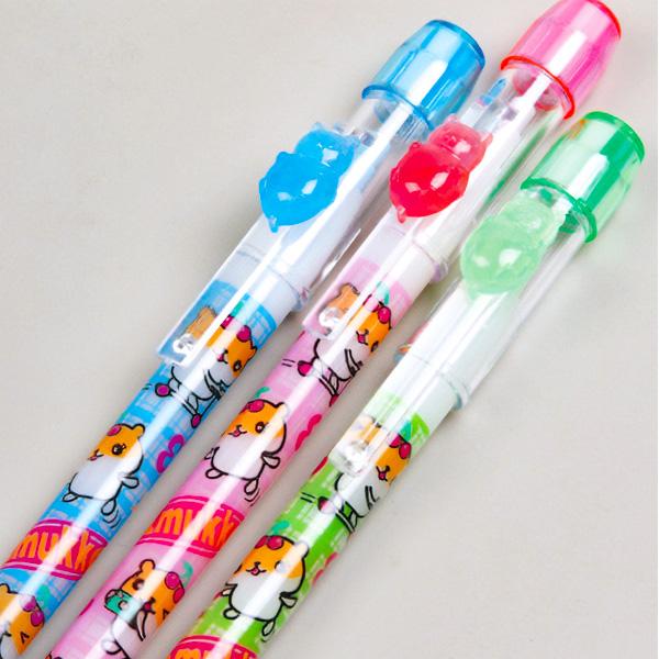 子供 景品 消しゴム付ロケット鉛筆 50本1セット 文具 えんぴつ 学用品