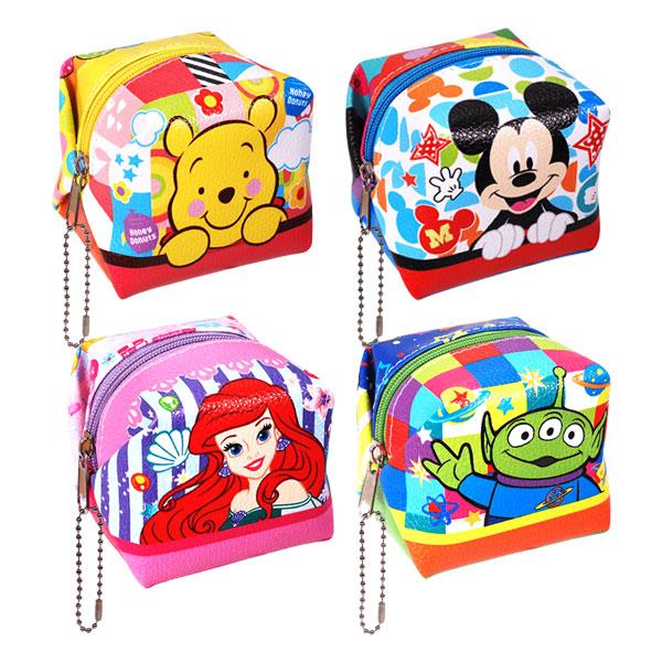子供喜ぶ！！キッズ映画♤6作品セットです！！ ケース付き。 Disney（ディズニー） 子供 景品 CUBEポーチBC 8ヶ1セット 子ども会