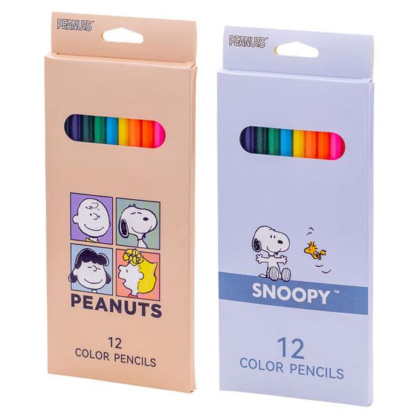 SNOOPY（スヌーピー） 子供 景品 色鉛筆12色 12ヶ1セット お絵かき