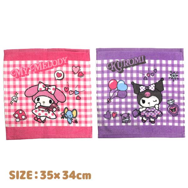 sanrio 子供 景品 サンリオ ハンドタオル 約35×34cm 1枚から販売
