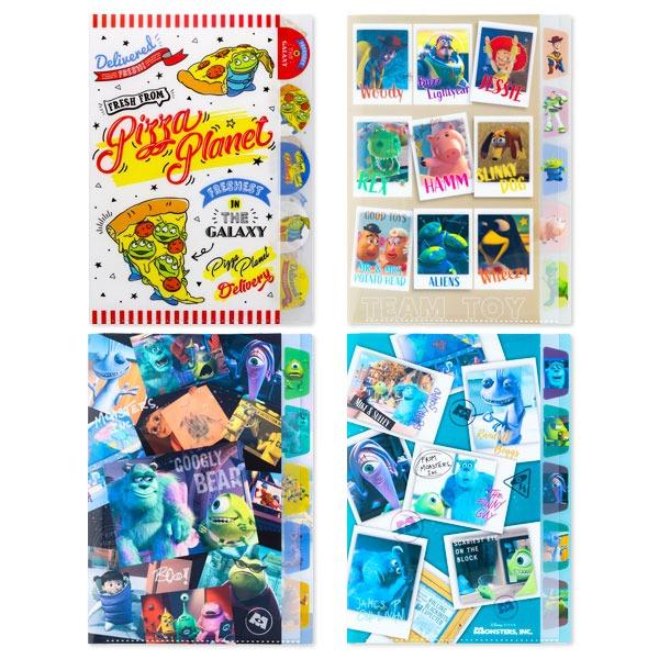 Disney（ディズニー） 子供 景品 ダイカット5段ファイル 10枚1セット