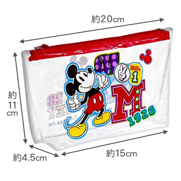 クリスマス 子供 景品 ディズニーカラフルクリアポーチ 12ヶ1セット 小物入れ ペンケース かわいい キャラクター | Disney | 01