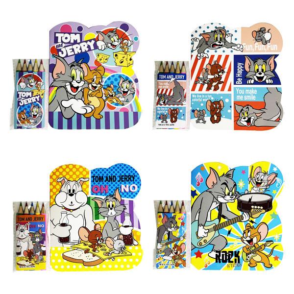 子供 景品 トムとジェリー ぬりえセット 24ヶ1セット おもちゃ 知育