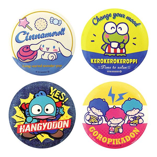 sanrio（サンリオ） 子供 景品 サンリオキャラクターズ 丸型缶バッジ 8