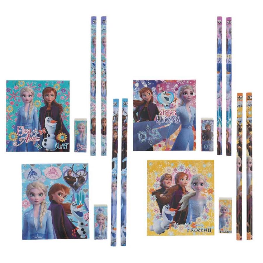 子供 景品 アナと雪の女王 4p文具セット 25組セット 子ども会 イベント プチギフト 文房具 詰め合わせ 粗品 記念品 Y E9665 デライトベース 通販 Yahoo ショッピング