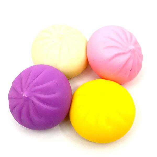 子供 景品 にぎってふわふわ中華まん 12ヶ1セット おもちゃ スクイーズ
