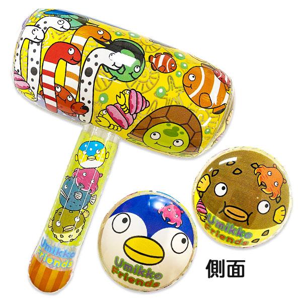 子供 景品 うみっこフレンズ ビニールハンマーM 6ヶ1セット 水遊び
