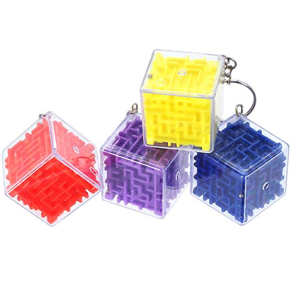 子供 景品 ミニキューブ3D迷路 25ヶ1セット 知育玩具 暇つぶし パズル
