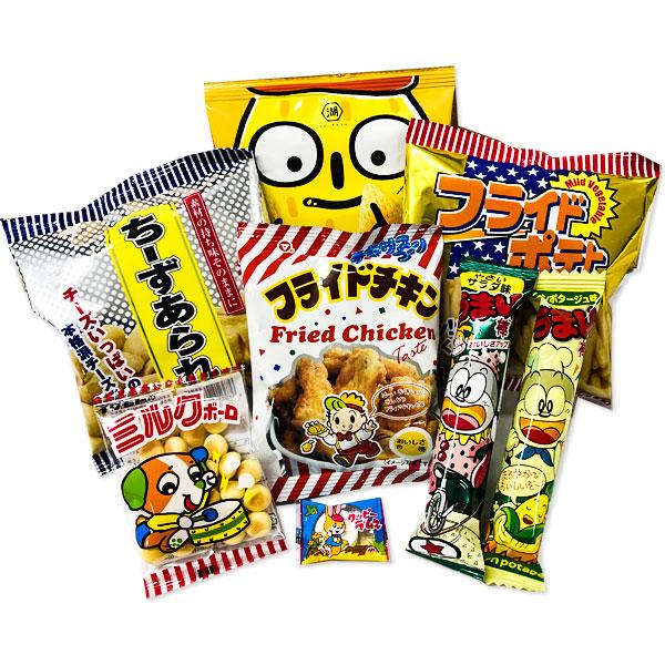 お菓子詰め合わせ　セット　8種類 子供 景品 ABC袋詰め 8種類入 子ども会 イベント プチギフト 駄菓子