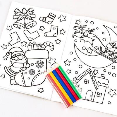 子供 景品 クリスマス ぬりえセット 25ヶ1セット 子ども会 イベント プチギフト 知育玩具 Y X228 デライトベース 通販 Yahoo ショッピング