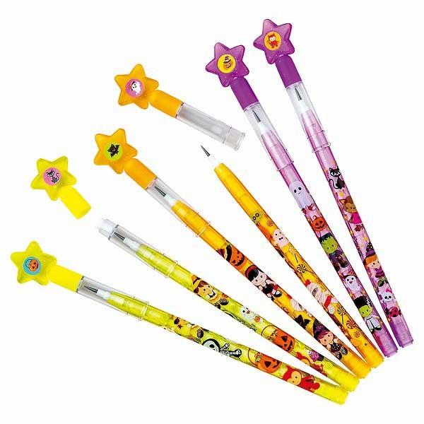 ハロウィン えんぴつ 鉛筆 文具 文房具 筆記用具 景品 粗品 販促 ハロウィン ロケットペンシル 24本1セット ネコポス可 1セットまで Y X740 デライトベース 通販 Yahoo ショッピング