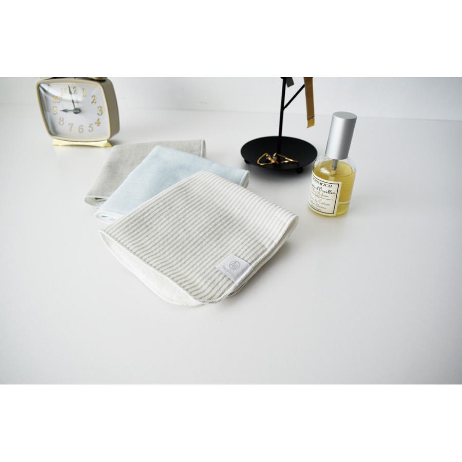 抗ウィルス タオルハンカチ Re:pure グレー ミニタオル ハンカチ