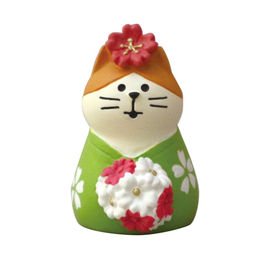 デコレ コンコンブル ひな祭り お花雛 猫 ZMM-17262 雛飾り デコレ コンコンブル ひな祭り お花雛 猫 ZMM-17262 雛飾り