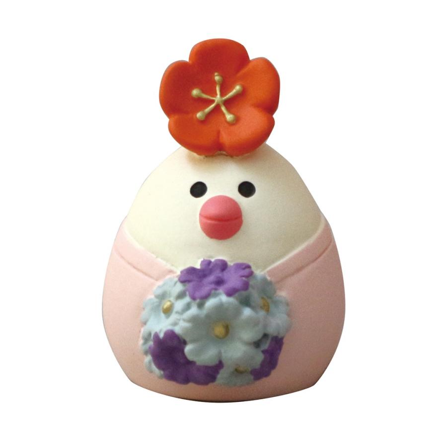 デコレ コンコンブル ひな祭り お花雛 文鳥セット ZMM-17267 雛 デコレ コンコンブル ひな祭り お花雛 文鳥セット ZMM-17267 雛