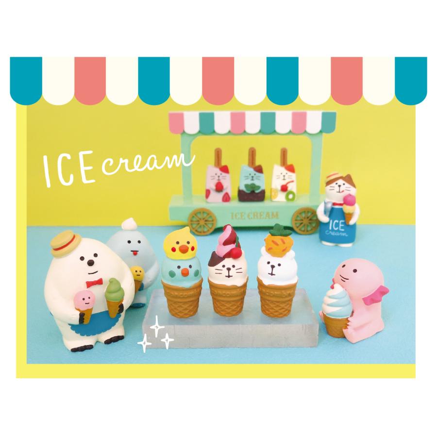 デコレ コンコンブル 夏 アイス屋ベンチ 雪猫アイス店 DECOLE