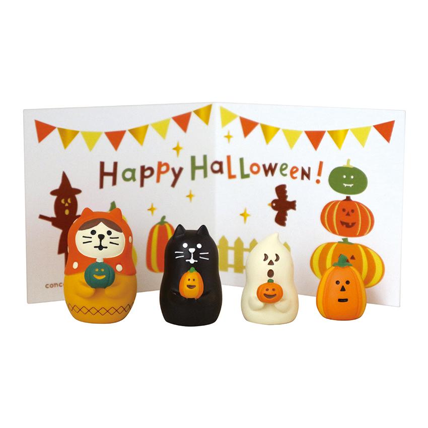 デコレ コンコンブル ハロウィン かぼちゃの王国 かぼちゃ家族セット