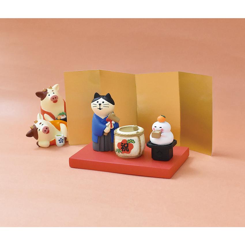 コンコンブル 正月 デコレ コンコンブル お正月 おせち猫 タピオカいくら ZSG-43719 干支