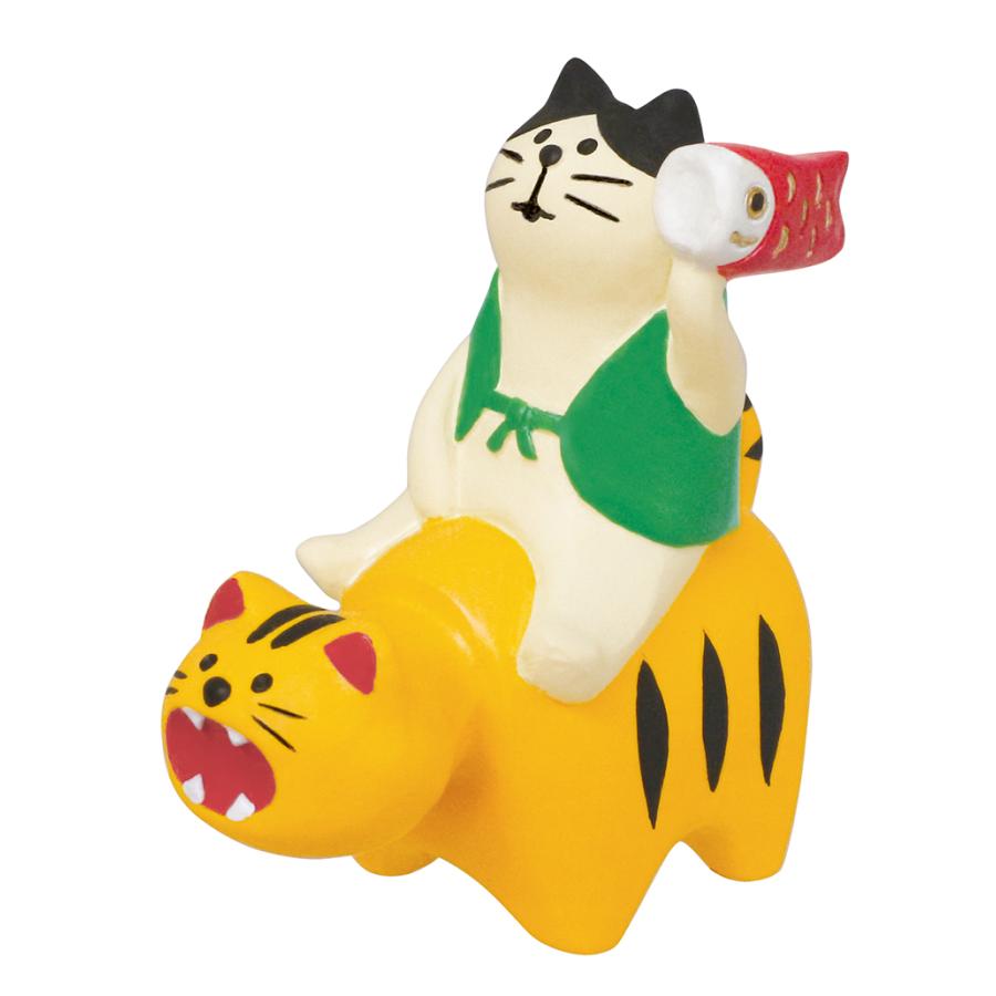 デコレ コンコンブル 五月飾り 猫と虎張子 ZTS-51006 五月人形 端午の