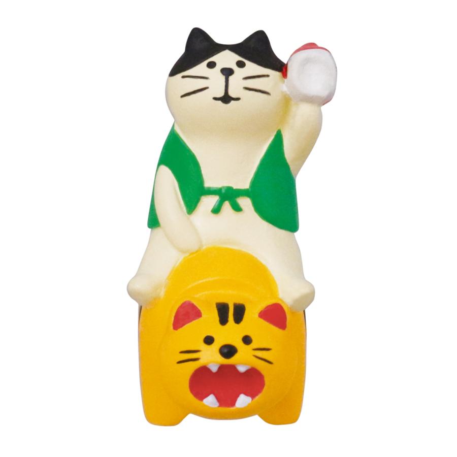 デコレ コンコンブル 五月飾り 猫と虎張子 ZTS-51006 五月人形 端午の