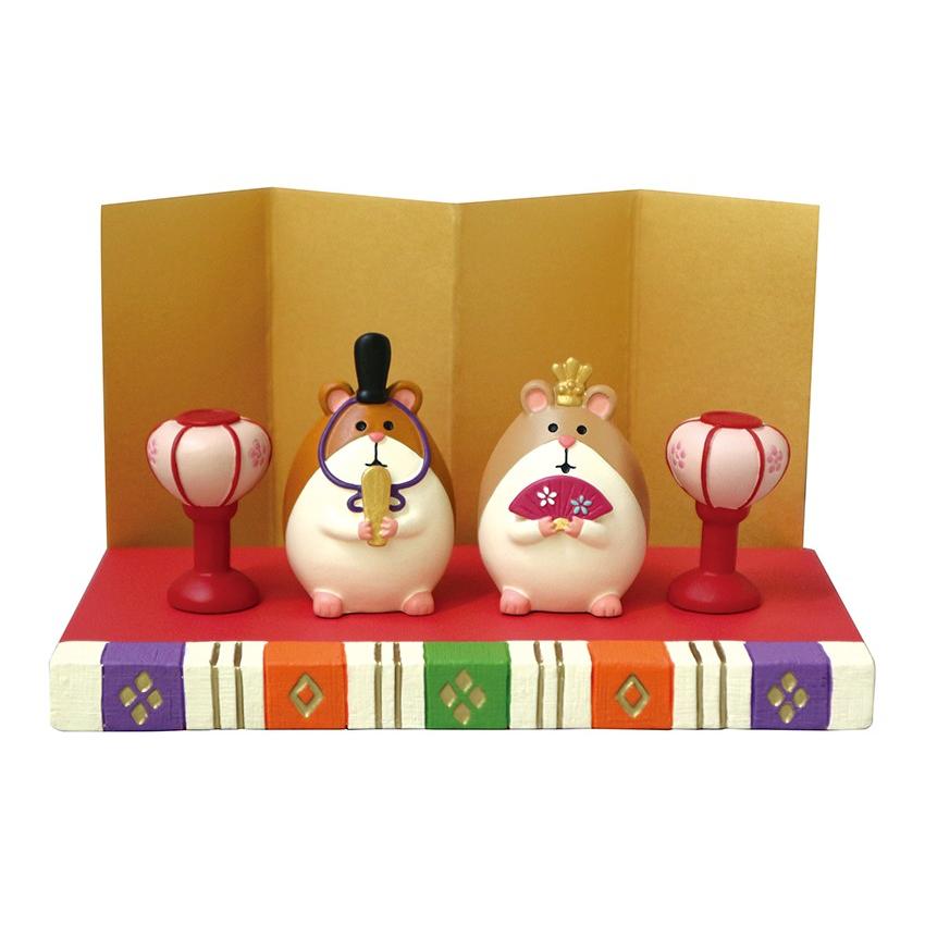 デコレ コンコンブル ひな祭り ハムスター雛セット ZMM-59186