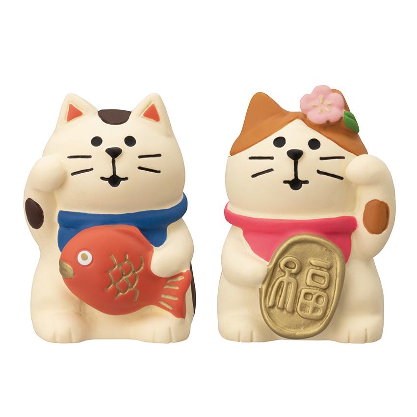 デコレ コンコンブル ひなまつり まねき猫雛 ZMM-62337L DECOLE