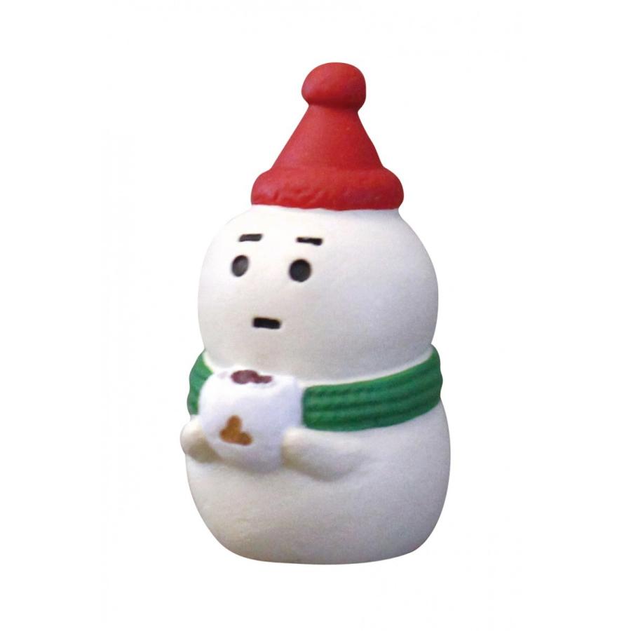 デコレ 雪だるま3人セット たき火つき クリスマス コンコンブル デコレ 雪だるま3人セット たき火つき クリスマス コンコンブル
