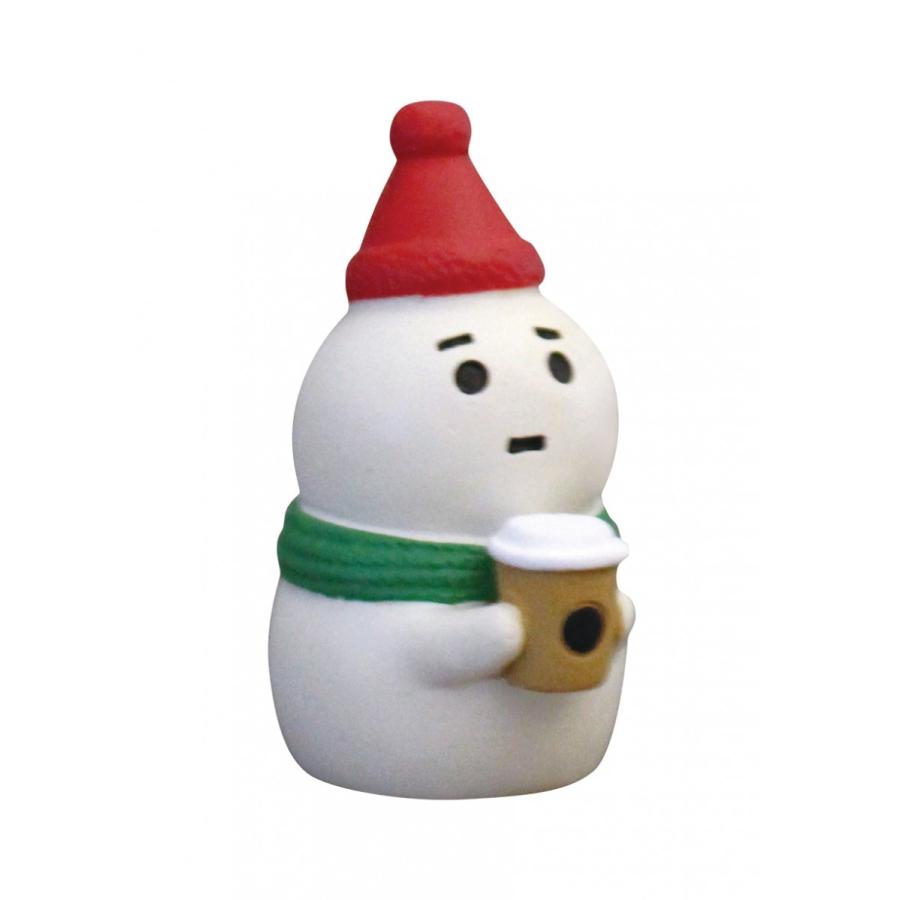 デコレ 雪だるま3人セット たき火つき クリスマス コンコンブル デコレ 雪だるま3人セット たき火つき クリスマス コンコンブル