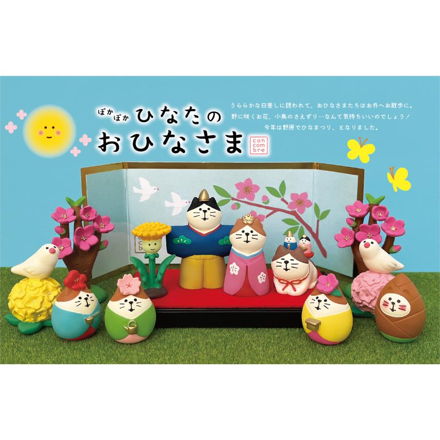 デコレ コンコンブル ぽかぽかひなたのおひなさま 花てまり文鳥 さくら