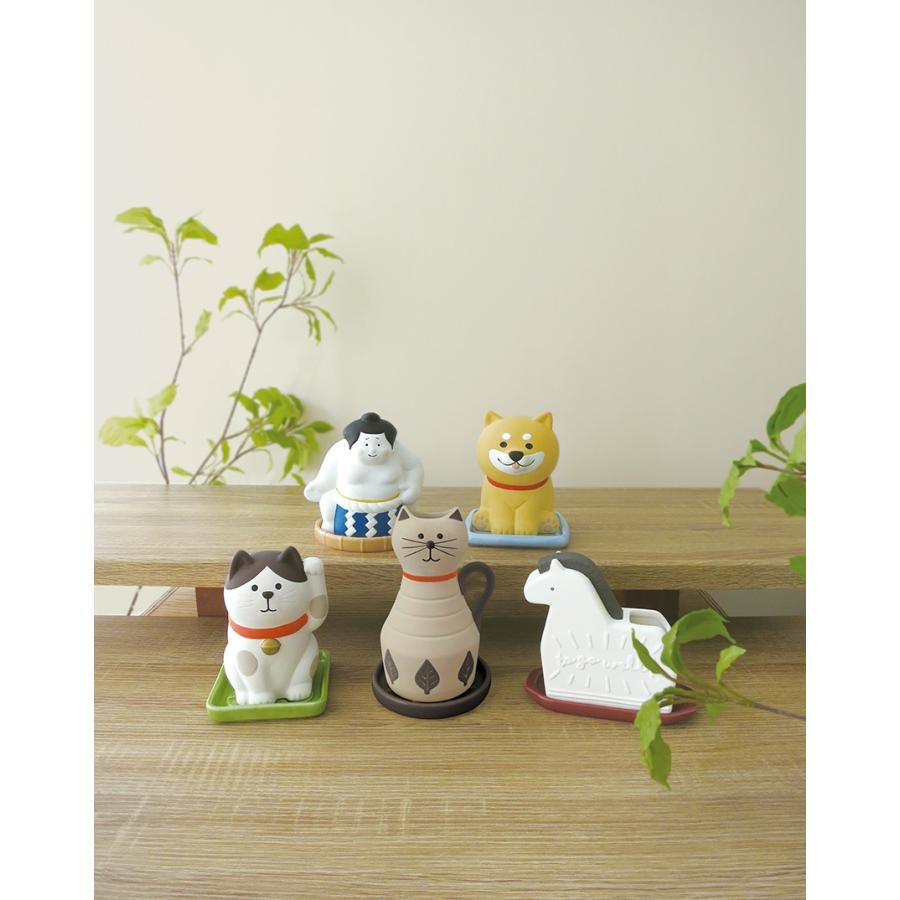 デコレ 潤いマスコット フラット horse うま 電源不要 エコ 加湿器