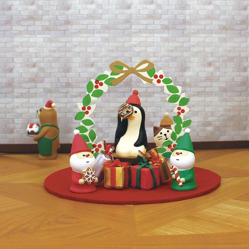 デコレ クリスマス チョコ猫 ZXS-92183 コンコンブル DECOLE concombre