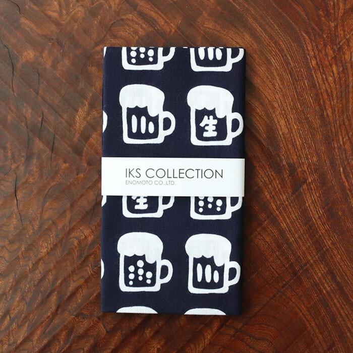 日本手ぬぐい 和柄 おしゃれ ビール 夏 IKS COLLECTION 本格注染
