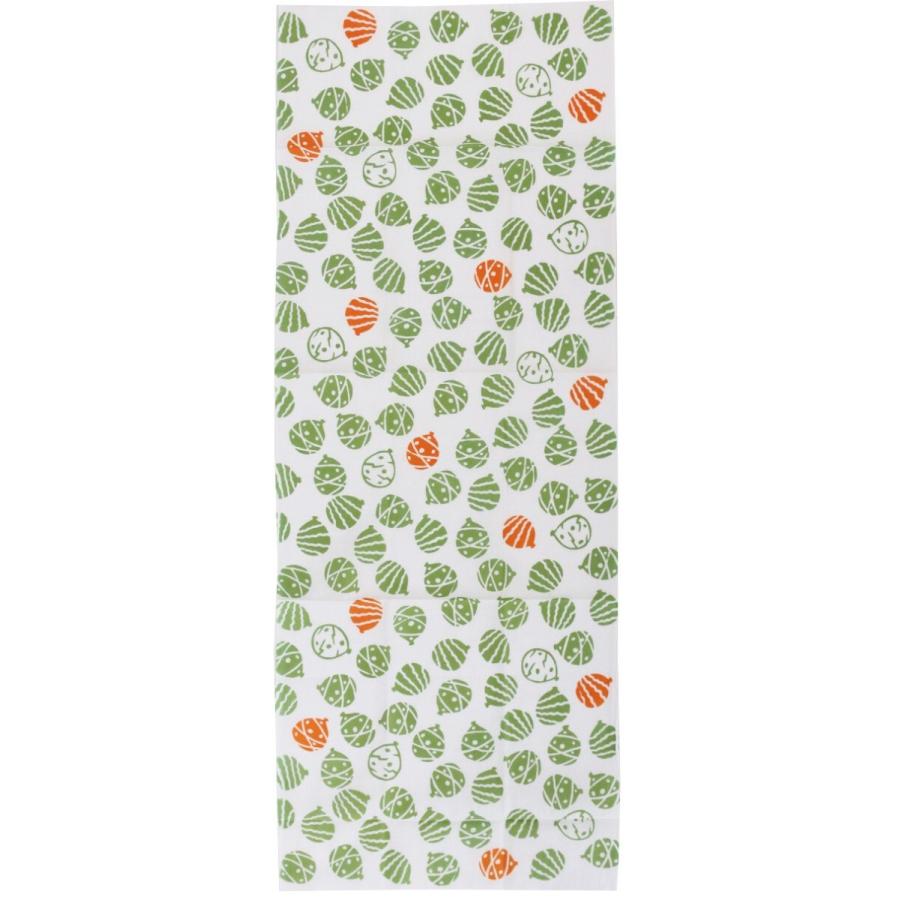 手ぬぐい　6枚セット　和柄　未使用品　GARAN DESIGN 日本手ぬぐい 和柄 おしゃれ 水ふうせん グリーン IKS