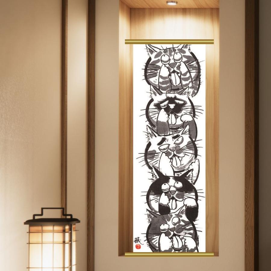 手ぬぐい 和柄 ねこ あっかんべぇ 縦 あっかんべえ 蔵馬工房 日本製