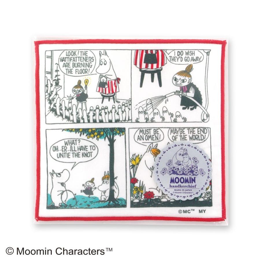 ムーミン ミニハンカチ コミック リトルミイ MOOMIN 15x15cm ハンドタオル クリックポスト可