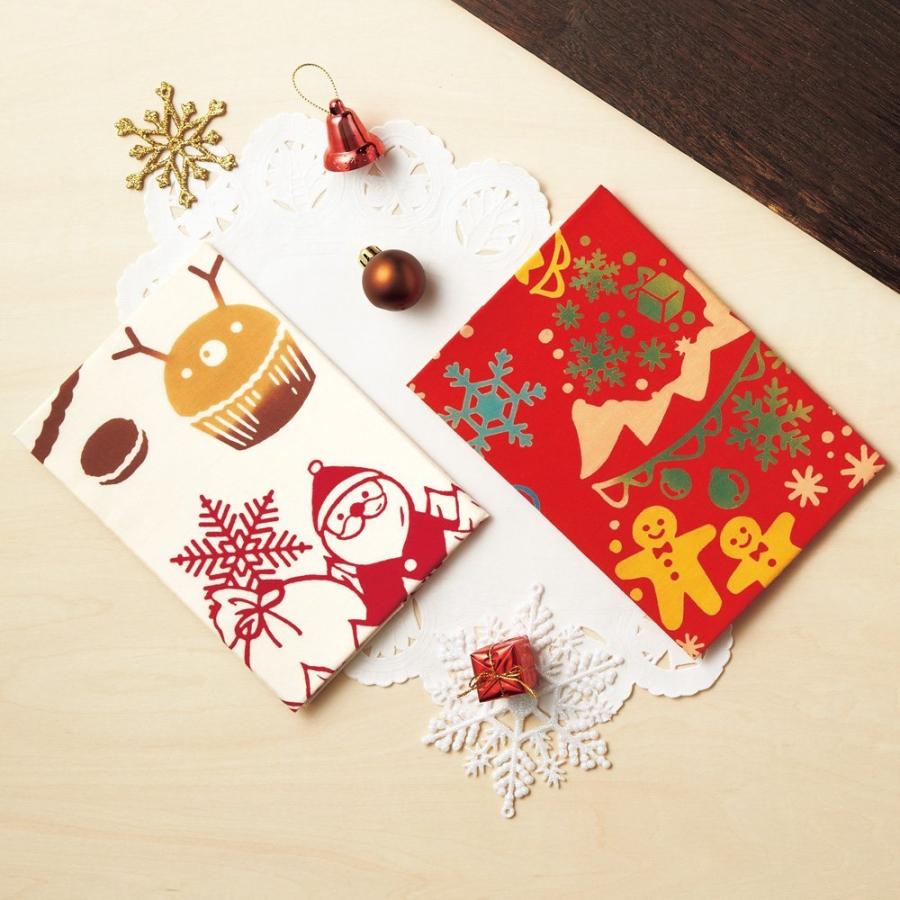 ドラえもん　クリスマス　kanema 手ぬぐい ドラえもん クリスマス kenema ケネマ 手ぬぐい 注染の手ぬぐい