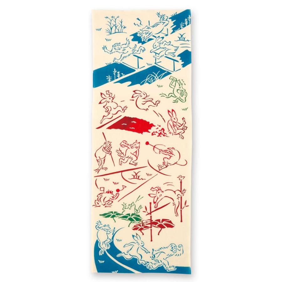 日本手ぬぐい 和柄 おしゃれ 鳥獣戯画 陸上 スポーツ Kenema 注染 手拭い ネコポス Delight 通販 Yahoo ショッピング