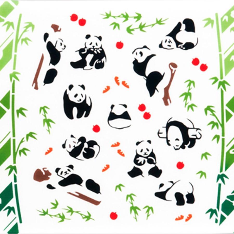 よく話される マオリ テスピアン パンダ 手ぬぐい Mcmahonmusic Net