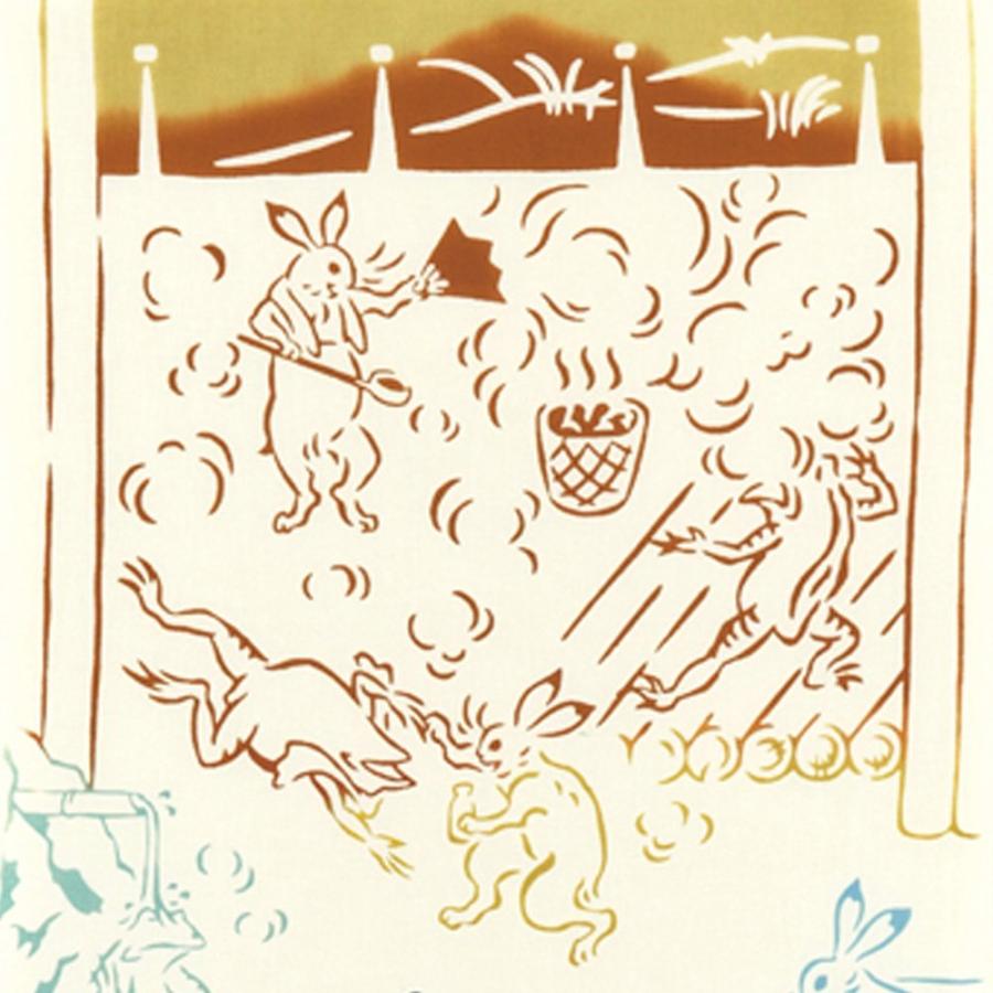 日本手ぬぐい 和柄 おしゃれ 鳥獣戯画 温泉 kenema 注染 手拭い クリックポスト対応｜delight-shop｜08